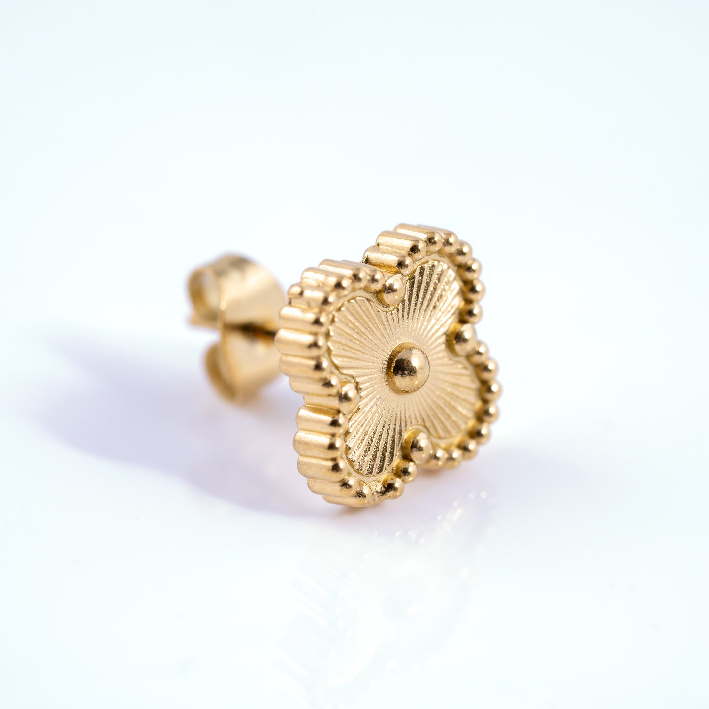 EISZEIT KLEEBLATT SET 18K GELBGOLD