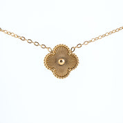 EISZEIT KLEEBLATT SET 18K GELBGOLD