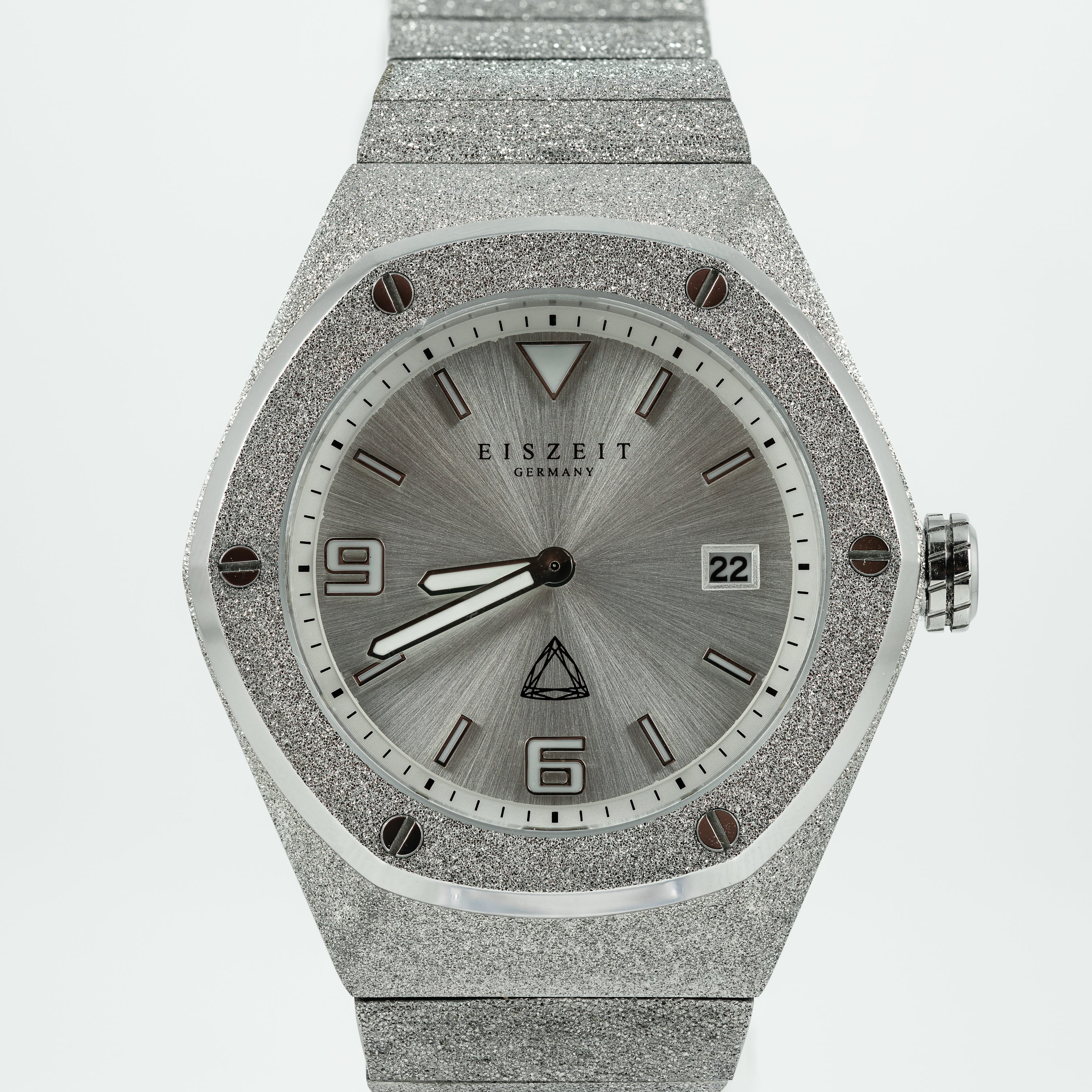 EISZEIT 41MM FROSTED WATCH SILVER DIAL