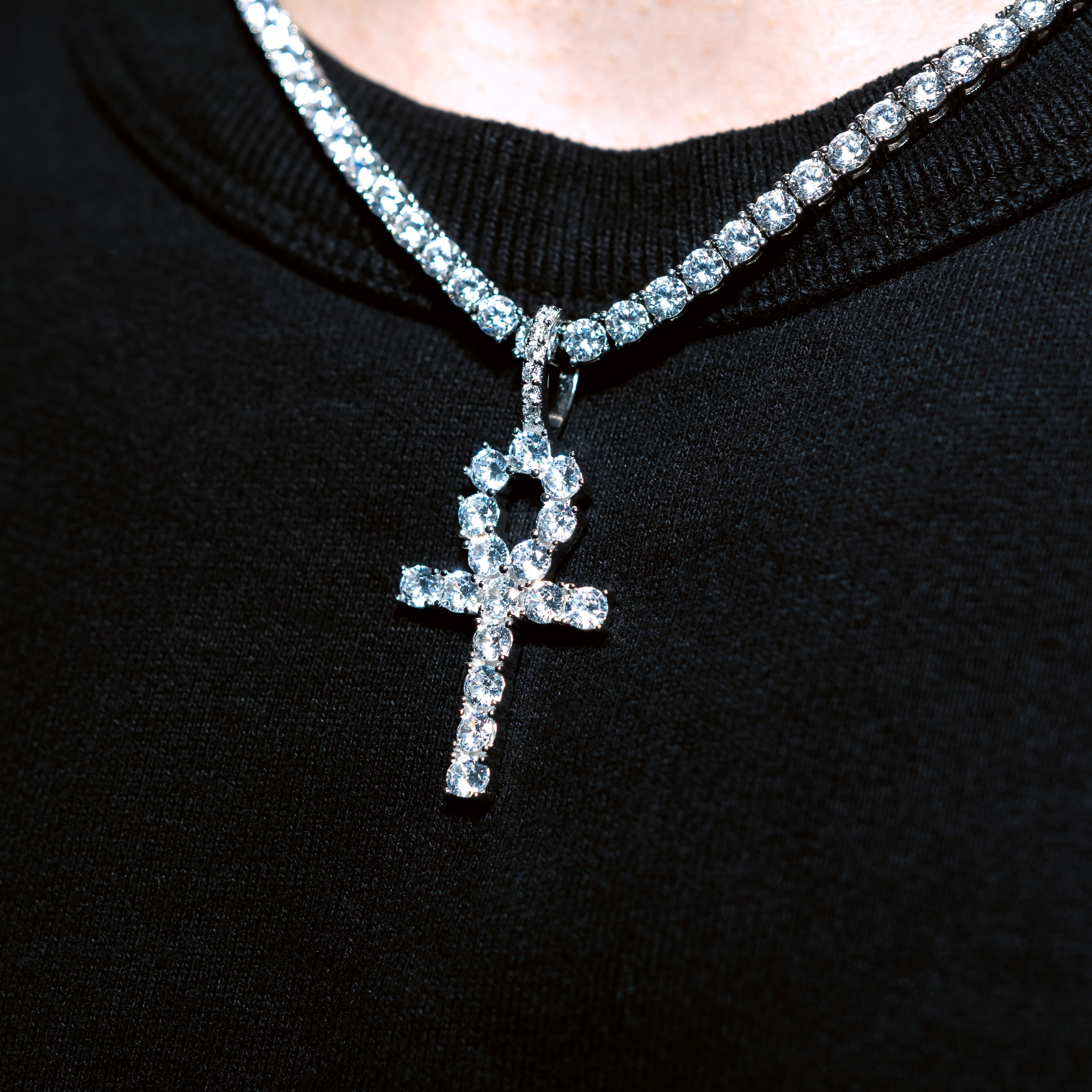 EISZEIT 925 SILBER ANKH PENDANT