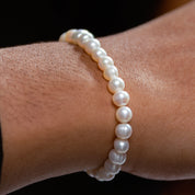 EISZEIT SÜßWASSER PERLENARMBAND UNISEX