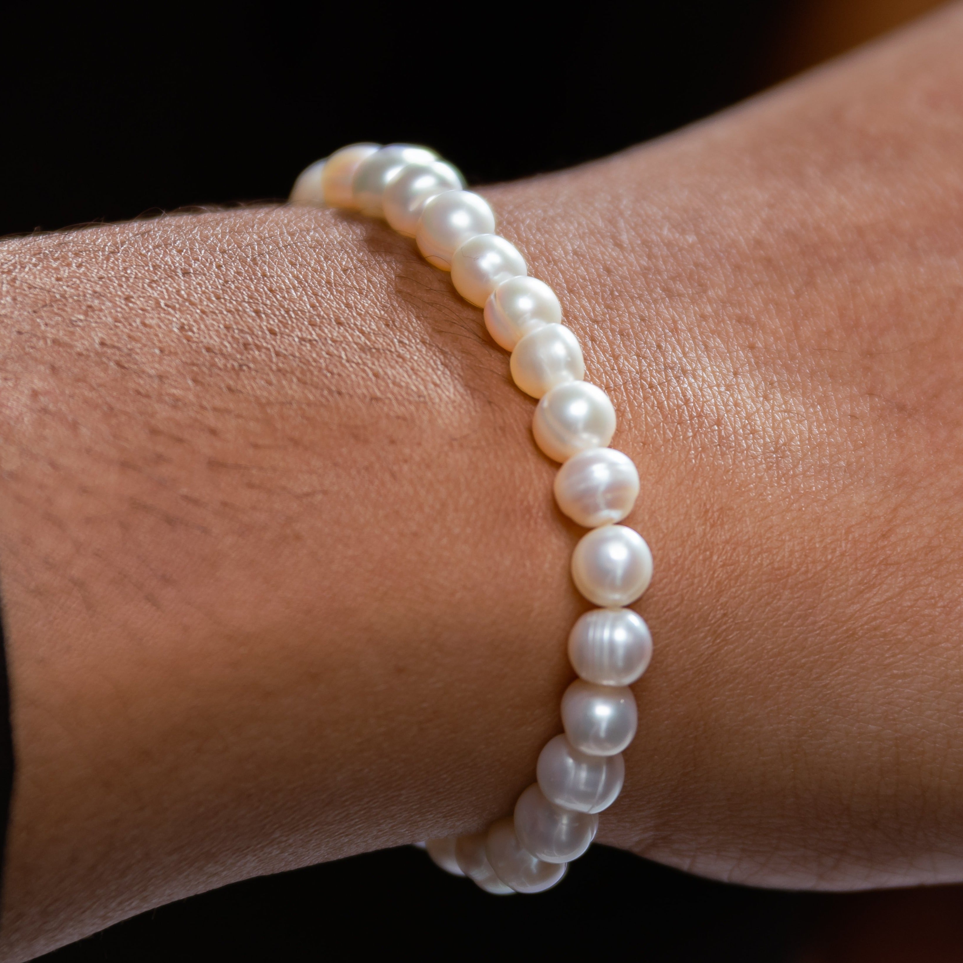 EISZEIT SÜßWASSER PERLENARMBAND UNISEX