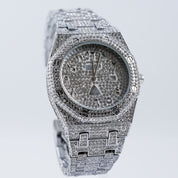 EISZEIT 45MM ARABIC DIAL FULL ICED OUT WATCH