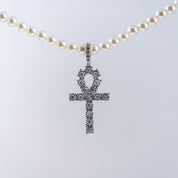EISZEIT PEARL ANKH PENDANT