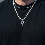 EISZEIT PEARL ANKH PENDANT