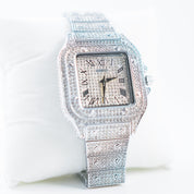 EISZEIT 45MM FULL ICED OUT WATCH SQUARE