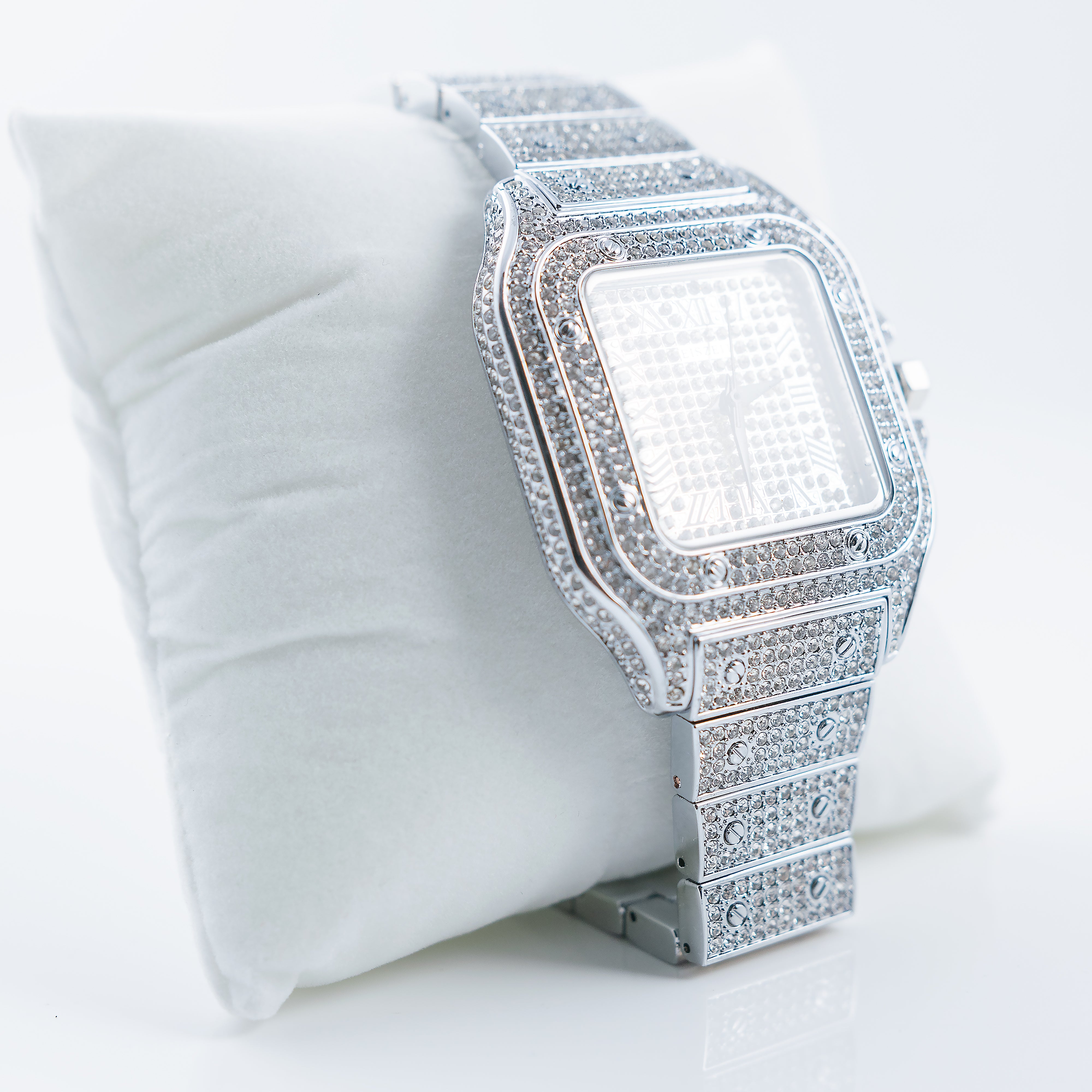 EISZEIT 45MM FULL ICED OUT WATCH SQUARE