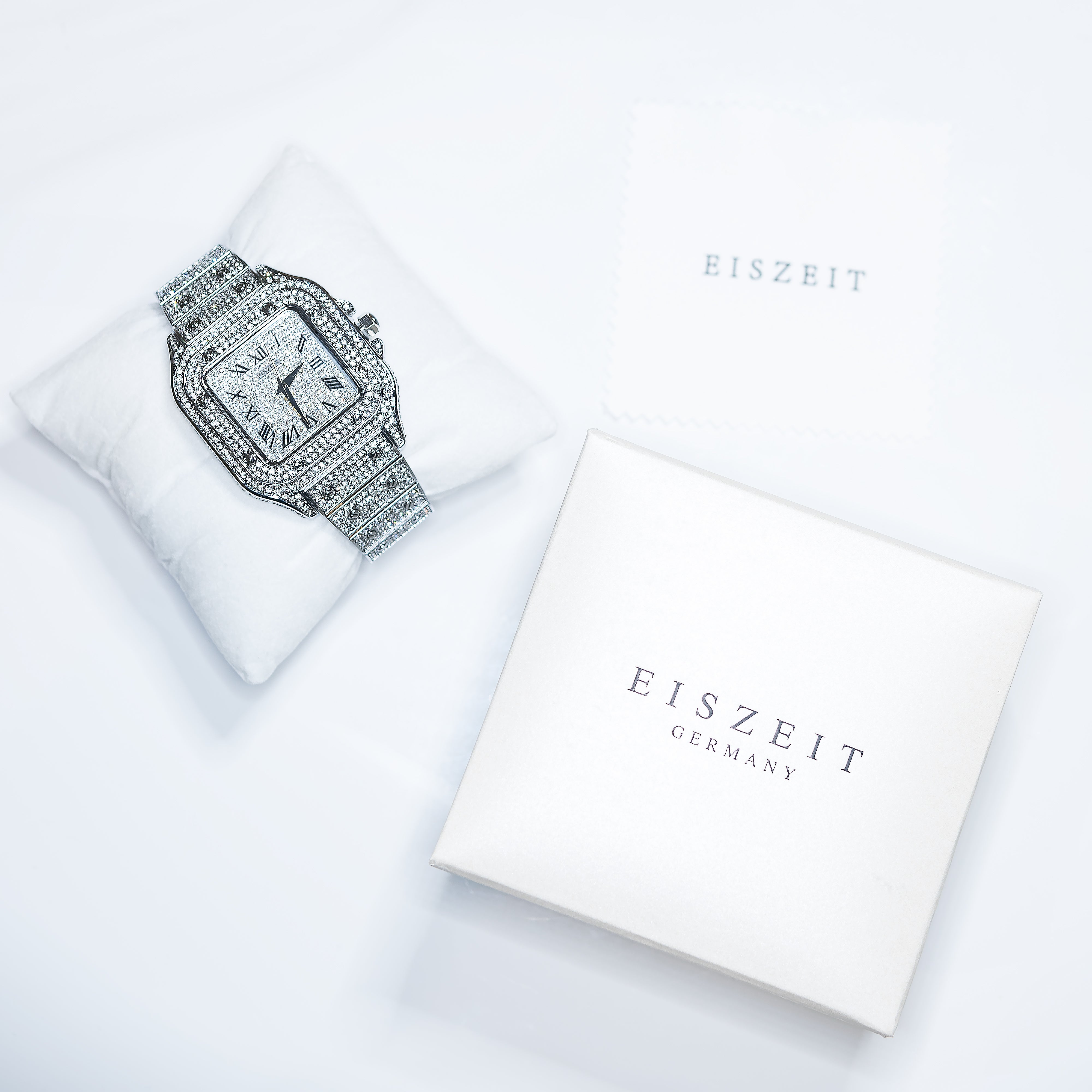 EISZEIT 45MM FULL ICED OUT WATCH SQUARE