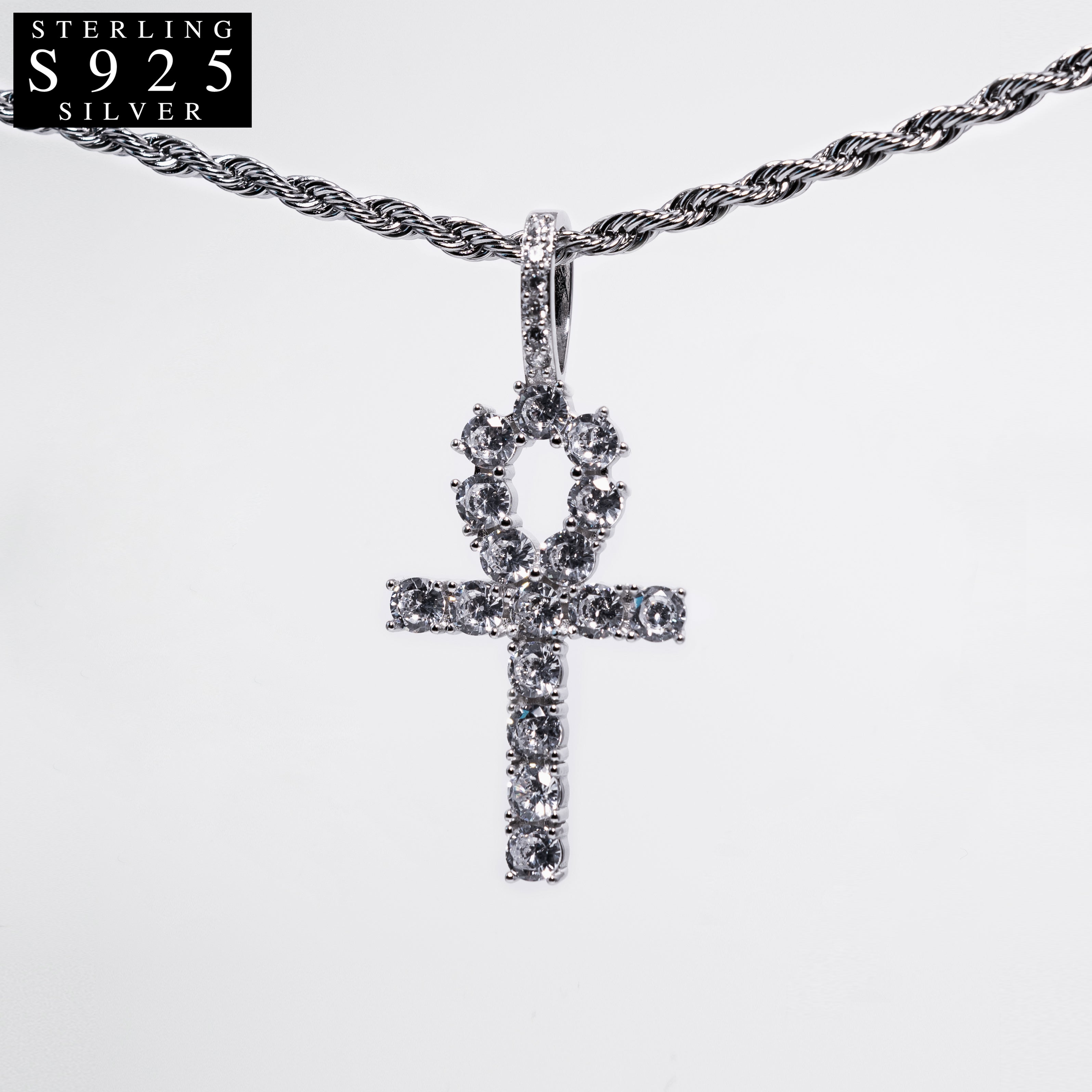 EISZEIT 925 SILBER ANKH PENDANT
