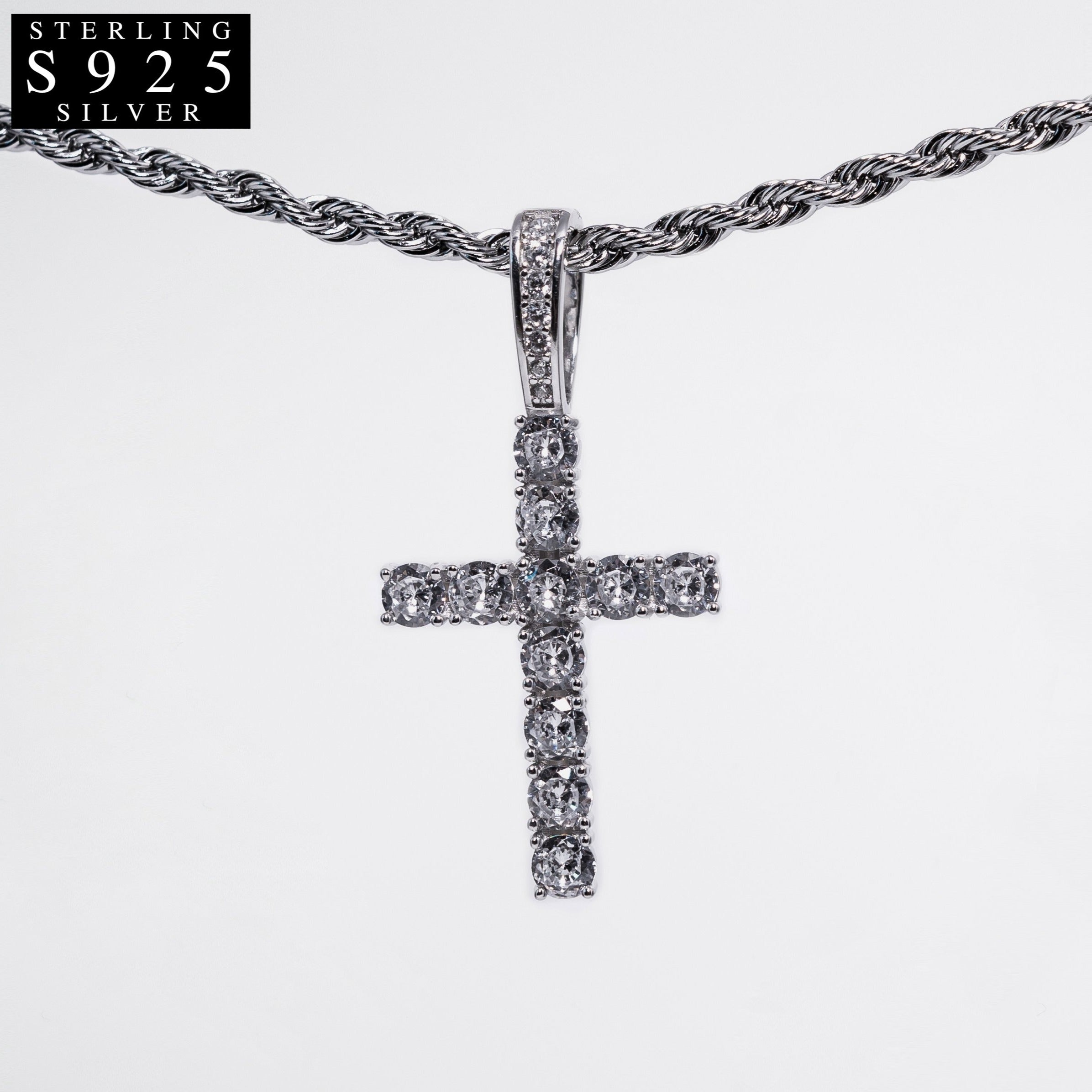 EISZEIT 925 SILBER CROSS PENDANT