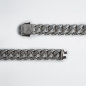 EISZEIT DLX 925 SILBER 12MM MIAMI CUBAN LINK CHAIN