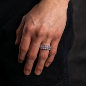 EISZEIT DOUBLE ROW RING