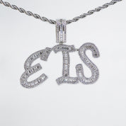 EISZEIT CUSTOM ITALIC LETTER PENDANT