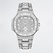 EISZEIT 38MM FULL ICED OUT BAGUETTE WATCH