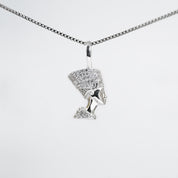 EISZEIT 925 SILBER NOFRETETE PENDANT