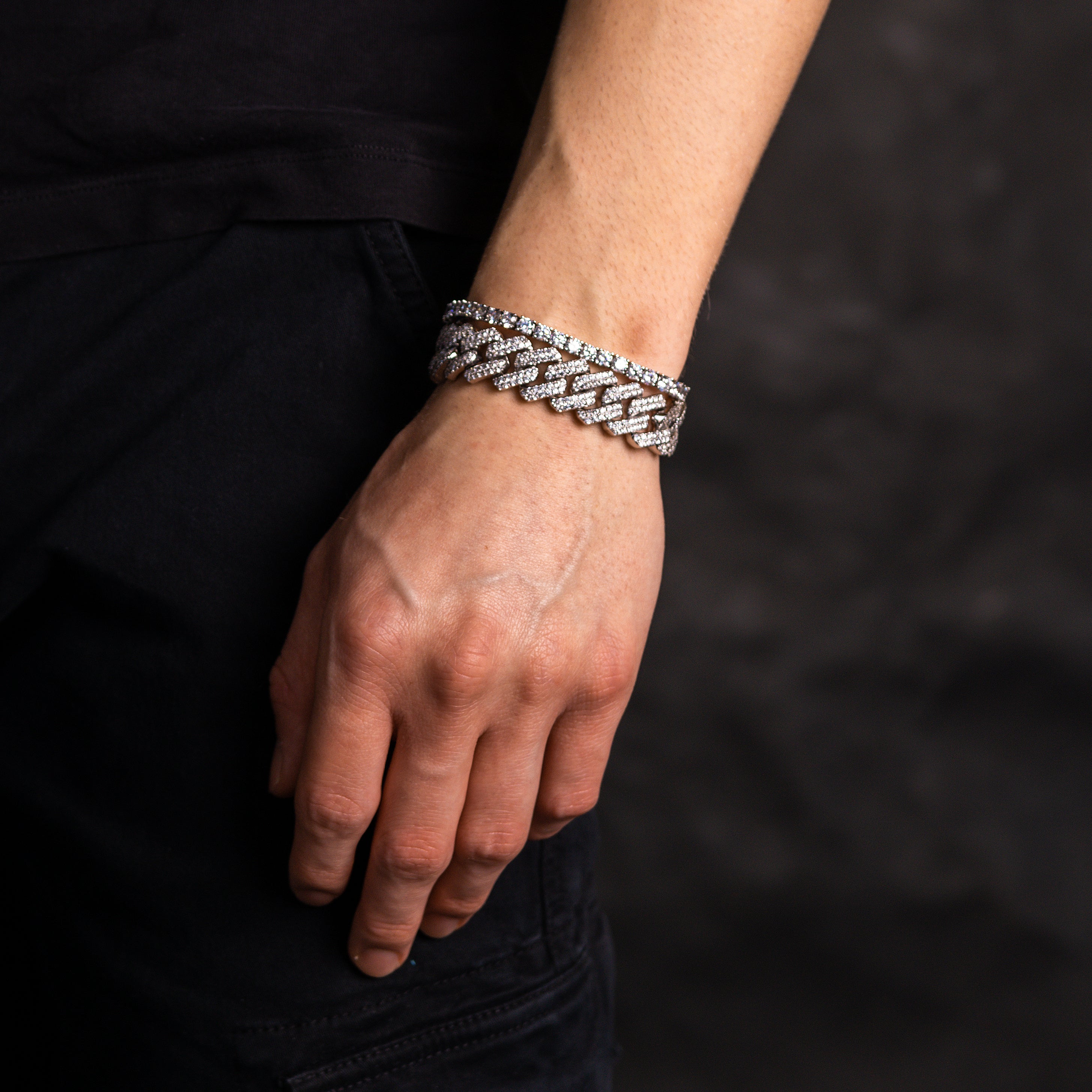 EISZEIT DLX 12MM MIAMI CUBAN LINK BRACELET