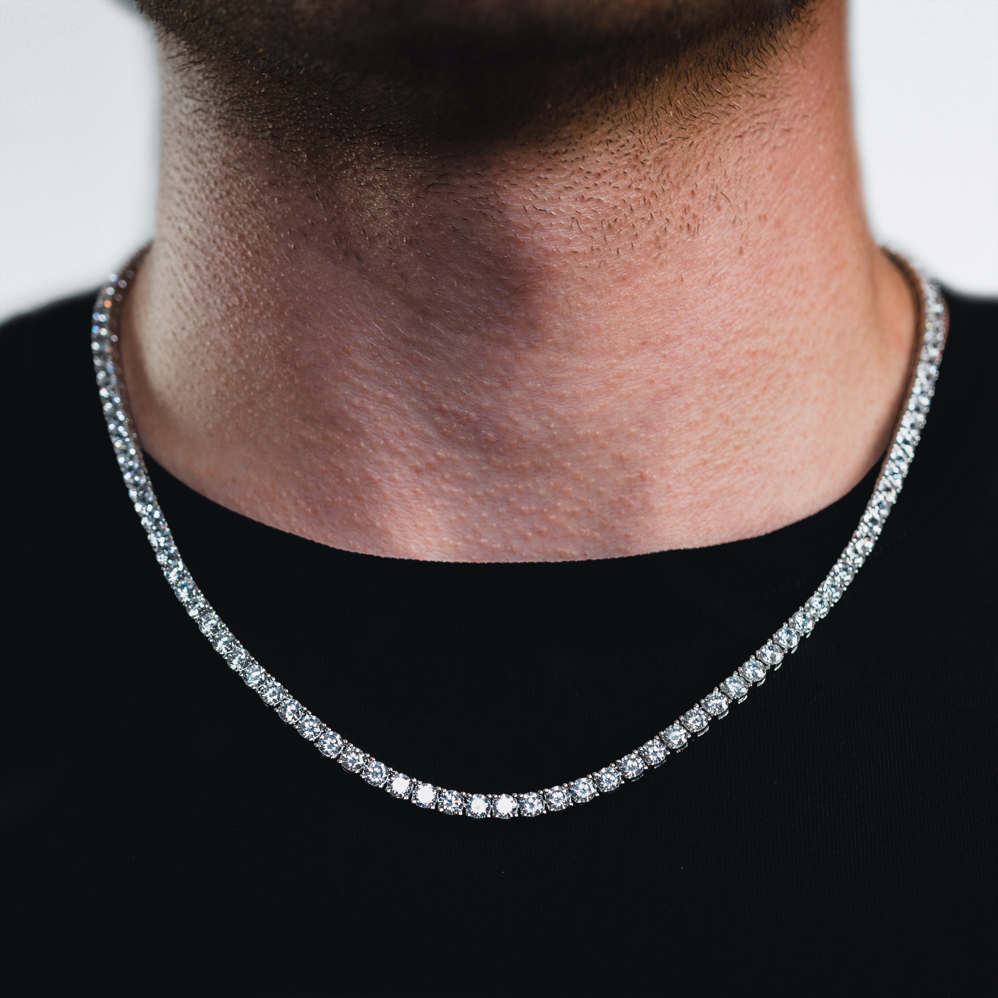 EISZEIT DLX 925 SILVER 4MM TENNIS CHAIN