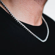 EISZEIT DLX 925 SILVER 4MM TENNIS CHAIN